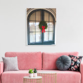 Wreath and Gingerbroodoorway - Martha's Vineyard Canvas Afdruk (Insitu (Woonkamer))