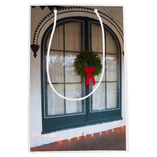 Wreath and Gingerbroodoorway - Martha's Vineyard Medium Cadeauzakje (Voorkant)
