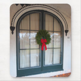 Wreath and Gingerbroodoorway - Martha's Vineyard Muismat