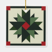 Wreath Barn Quilt Ornament (Achterkant)