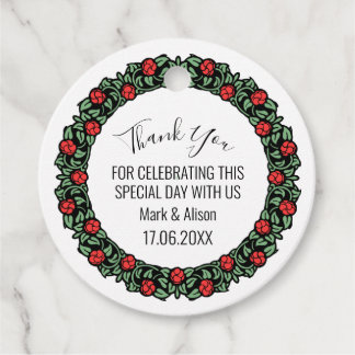 Wreath Bedankjes Labels