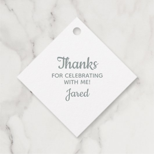 Wreath Blue Cross Communision Baptism Christening Bedankjes Labels (Achterkant)