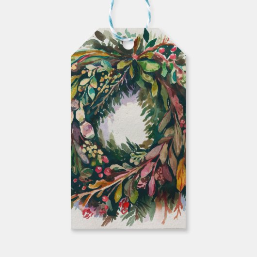 Wreath Cadeaulabel (Achterkant)