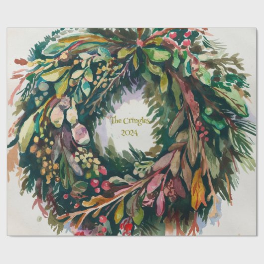 Wreath Cadeaupapier (Vlak)