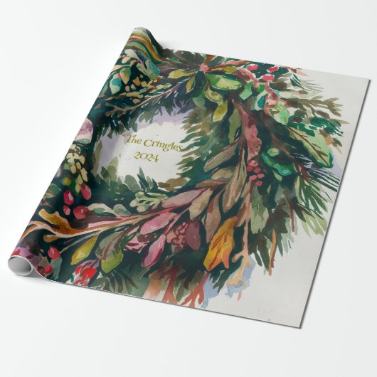 Wreath Cadeaupapier (Uitgerold)
