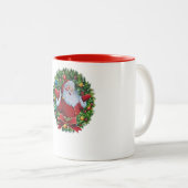 Wreath Coffee Mugs Tweekleurige Koffiemok (Voorkant rechts)