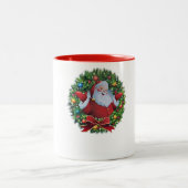 Wreath Coffee Mugs Tweekleurige Koffiemok (Center)