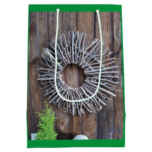 Wreath Gift Beg Medium Cadeauzakje (Achterkant)