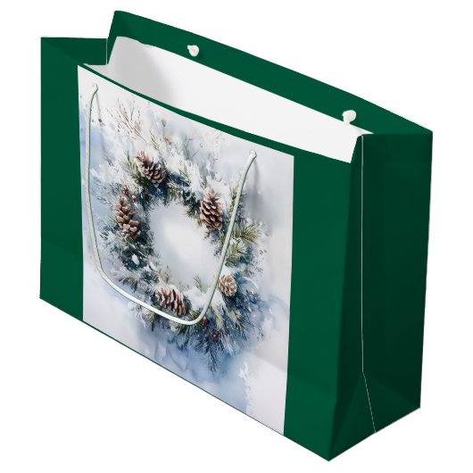 Wreath Groot Cadeauzakje (Voorkant Gekanteld)