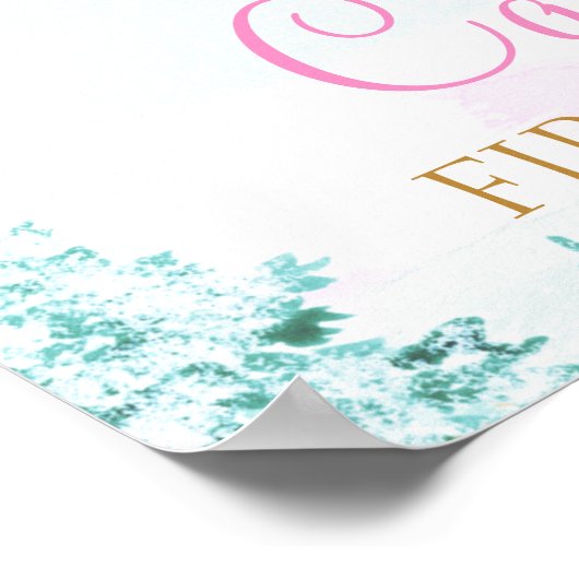 Wreath Land of Sweets Nutkraker Birthday Welcome Poster (Hoek)