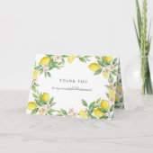 Wreath Mediterranean thank you Bridesmaid card Bedankkaart (Voorkant)