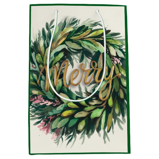 Wreath Medium Cadeauzakje (Voorkant)