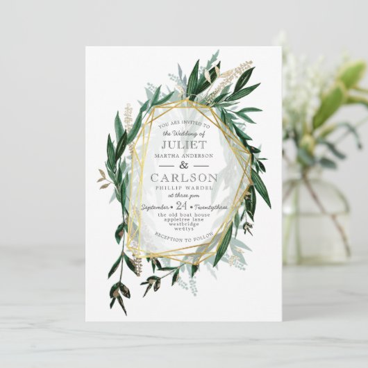  Wreath met ritssluiting Kaart (Staand voorkant)