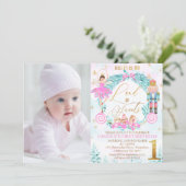 Wreath Nutkraker Land van Sweets Foto van Birthday Kaart (Staand voorkant)