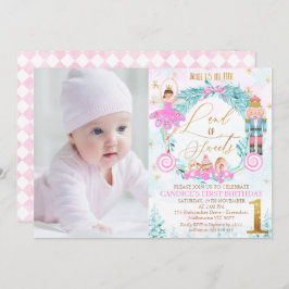 Wreath Nutkraker Land van Sweets Foto van Birthday Kaart