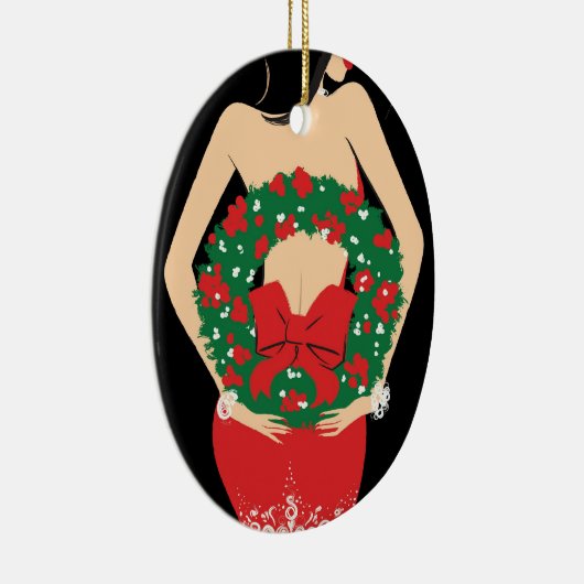 Wreath Oval Ornament (Rechts)