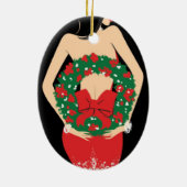 Wreath Oval Ornament (Achterkant)