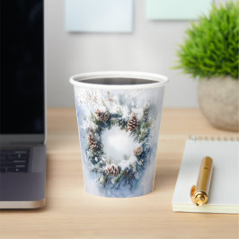 Wreath Papieren Bekers