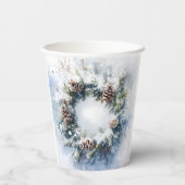 Wreath Papieren Bekers (Achterkant)