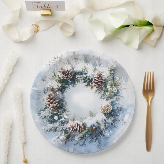 Wreath Papieren Bordje (Huwelijk)