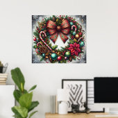 Wreath Poster (Thuiskantoor)