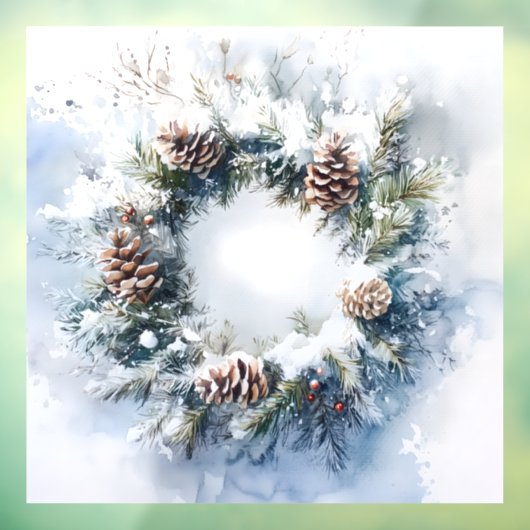 Wreath Raamsticker (Vel 3)