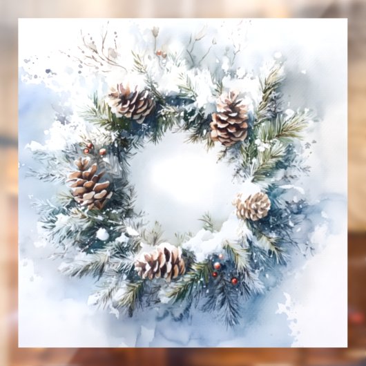 Wreath Raamsticker (Vel 2)