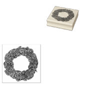 Wreath Rubberstempel (Gestempeld)