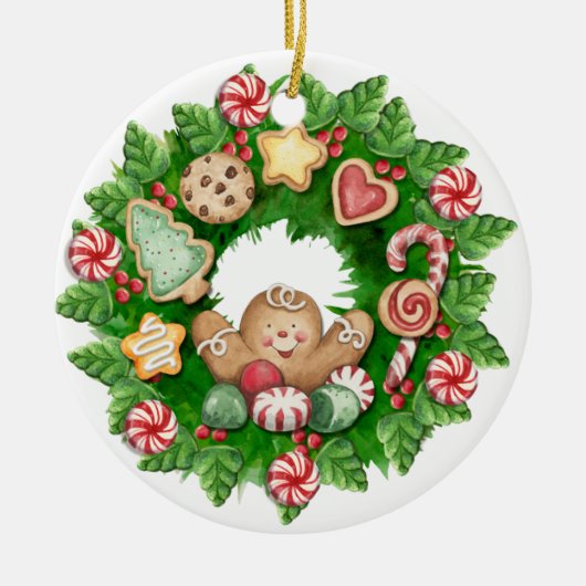 Wreath - SRF Keramisch Ornament (Voorkant)