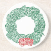 Wreath Zandsteen Onderzetter (Voorkant)