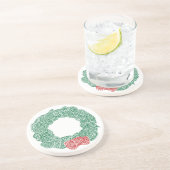 Wreath Zandsteen Onderzetter (Zijkant)