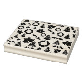 Wreaths zegel voor kerstbomen rubberstempel (Stempel)