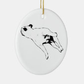 Wreathside Rest Keramisch Ornament (Rechts)