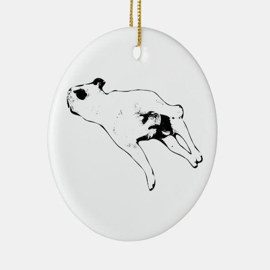 Wreathside Rest Keramisch Ornament (Rechts)