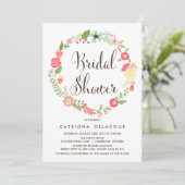  Wreator Garden Bridal Shower Kaart (Staand voorkant)