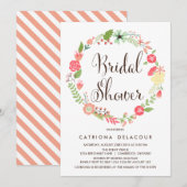  Wreator Garden Bridal Shower Kaart (Voorkant / Achterkant)