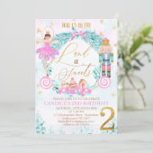 Wreator Nutkraker land van Sweets 2e verjaardag Kaart (Staand voorkant)