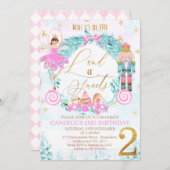 Wreator Nutkraker land van Sweets 2e verjaardag Kaart (Voorkant / Achterkant)