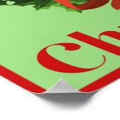 Wreats kerstPoster Poster (Hoek)