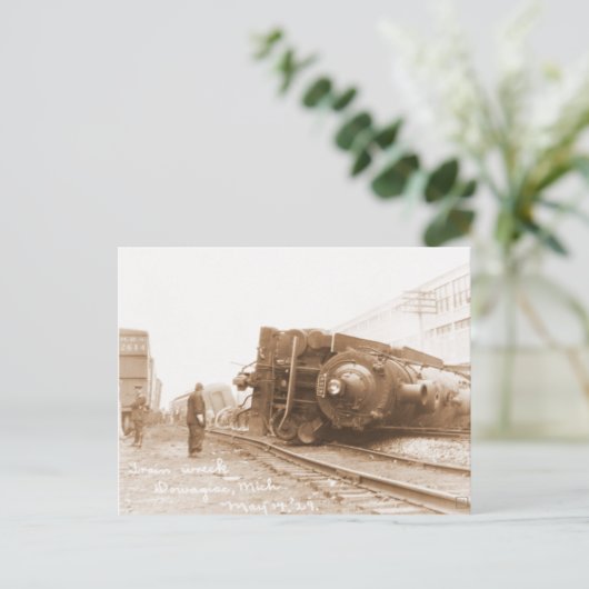 Wreck 1929 briefkaart (Staand voorkant)