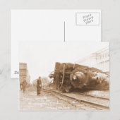 Wreck 1929 briefkaart (Voorkant / Achterkant)