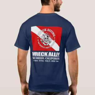 Wreck Alley (San Diego) (wrak Diving) T-shirt