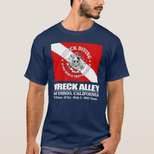Wreck Alley (San Diego) (wrak Diving) T-shirt