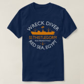 Wreck Diver Thistlegorm T-shirt (Design voorkant)
