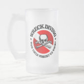 Wreck Diving (schedel) Matglas Bierpul (Links)