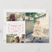 Wreck the Halls - Grappige familie kerst Kaarten (Voorkant)