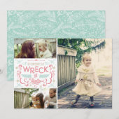 Wreck the Halls - Grappige familie kerst Kaarten (Voorkant / Achterkant)