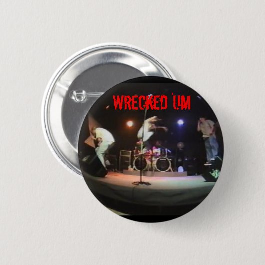 Wrecked 'Um Live Studio Button (Voorkant /achterkant)