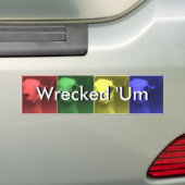 Wrecked 'Um Llama Bumpersticker (Op auto)