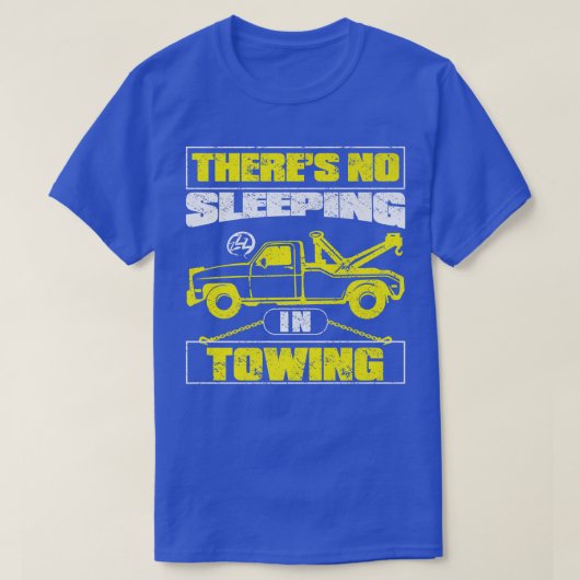 Wrecker Breakdown Recovery - Towing Tow Truck Driv T-shirt (Design voorkant)